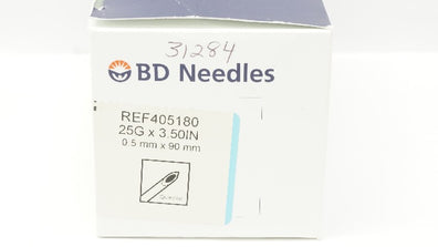 BD 405180 Spinal Ndle Quicke Type Point 25G x 3-1/2inch (x) - Box of 25